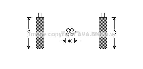 AVA QUALITY COOLING Kuivati,kliimaseade HDD230